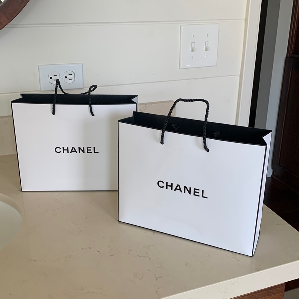 Chanel shopping bags